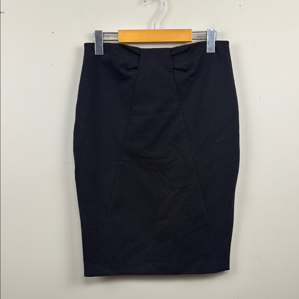 EMPORIO ARMANI Elegant Black Pencil Skirt 44